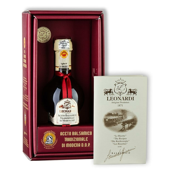 Aceto Balsamico Tradizionale di Modena
					DOP/g.U., 12 Jahre gereift, Leonardi, 100 ml
				