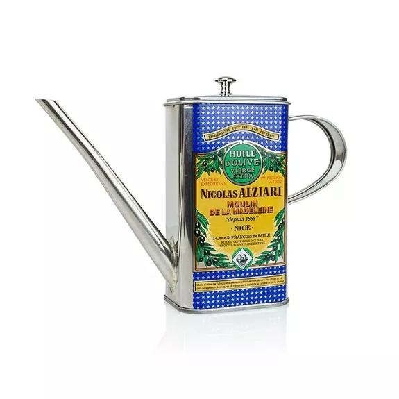 Alziari Olivenk&auml;nnchen, leer
					Metall, 500 ml F&uuml;llmenge, 1 St&uuml;ck
				