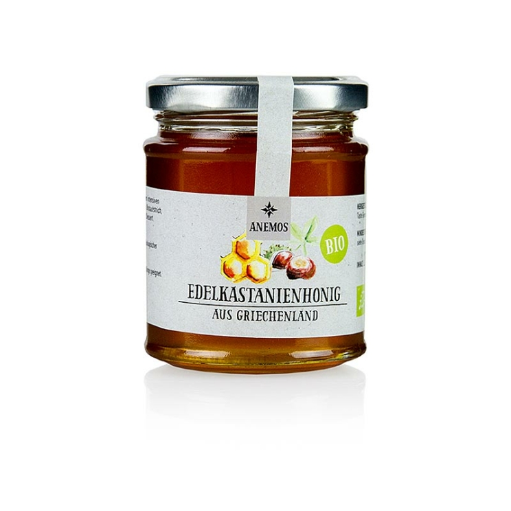 Edel-Kastanienhonig BIO, Griechenland, ANEMOS, 270 g