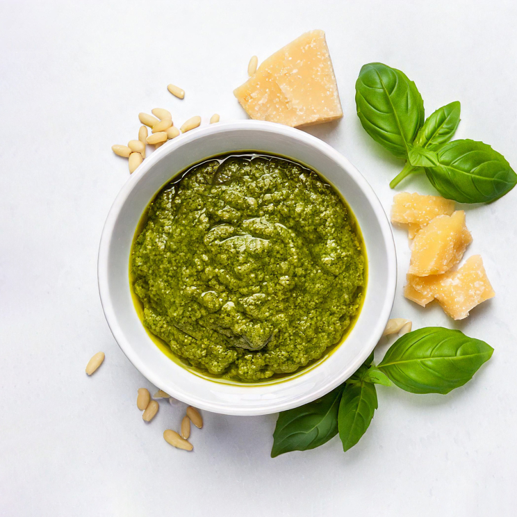 Basilikum Pesto mit  Pinienkernen & Grana Padano, 225 ml