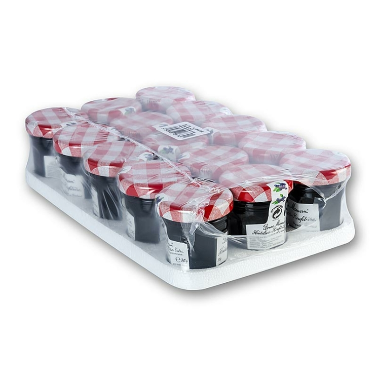 Heidelbeeren-Konfitüre Bonne Maman, Portionsgläser, 450 g, 15 x 30 g