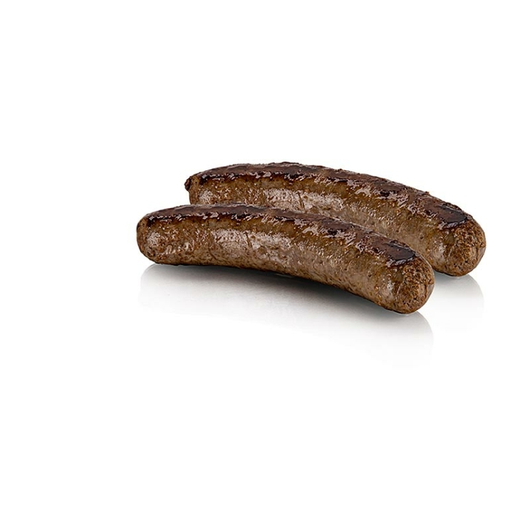 Büffel Bratwurst vom Wasserbüffel, roh, 270 g, 3 x 90 g
