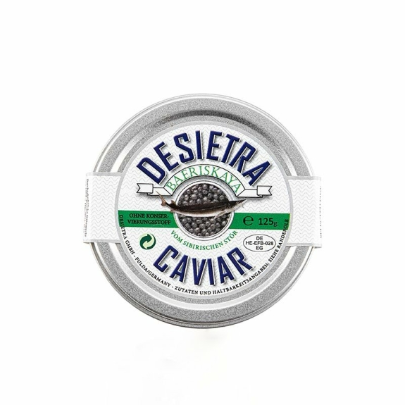 Desietra Baeriskaya Kaviar (Acipenser baerii)
					ohne Konservierungsmittel, 125 g
				