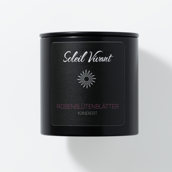 Echte Rosenbl&uuml;tenbl&auml;tter, kandiert
					75 g
				