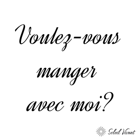 Geschenkgutschein 25&euro;
					"Voulez-vous manger avec moi?"
				