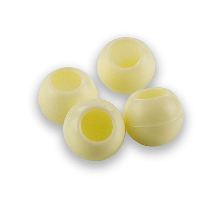 Hohlkugeln Weiße Schokolade ø26mm, Läderach, 1,644 kg, 567 St
