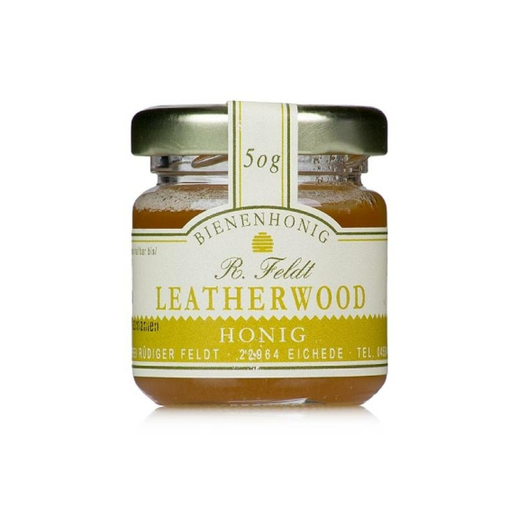 Leatherwoodhonig
					Imkerei Feldt, Tasmanien, Australien, Portionsglas, 50 g
				