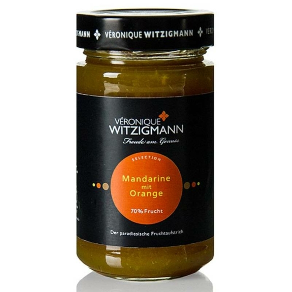 Mandarine mit Orange
					Fruchtaufstrich, 70 % Frucht, V&eacute;ronique Witzigmann, 225 g
				