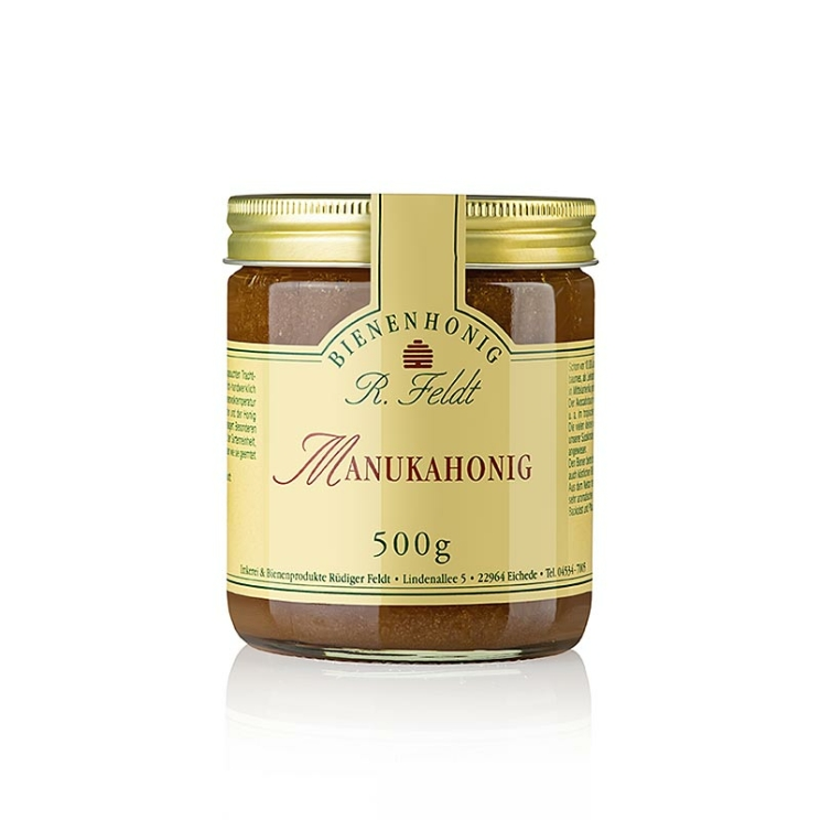 Manuka Honig Imkerei Feldt, Neuseeland, Portionsglas, 500 g