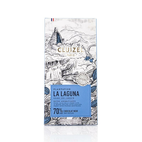 Plantagenschokoladentafel La Laguna
					Zartbitterschokolade mind. 70 % Kakaoanteil, Manufacture CLUIZEL, Frankreich, 70 g
				