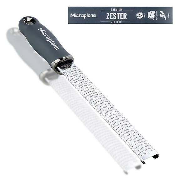 Microplane Zestenreibe anthrazit grau
					Premium Classic, Soft-touch Griff, 1 St
				