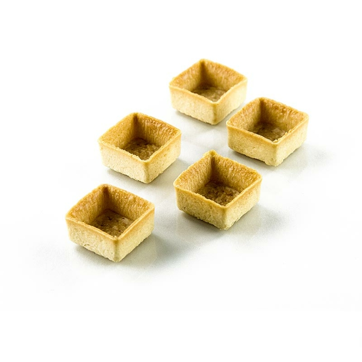 Mini Snack Tartelettes HUG, Quadrat, 3,3 cm, H 18 mm