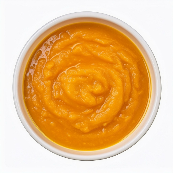 Mirabellen Fruchtp&uuml;ree
					Mirabellenmark, fein passiert, 680 g
				