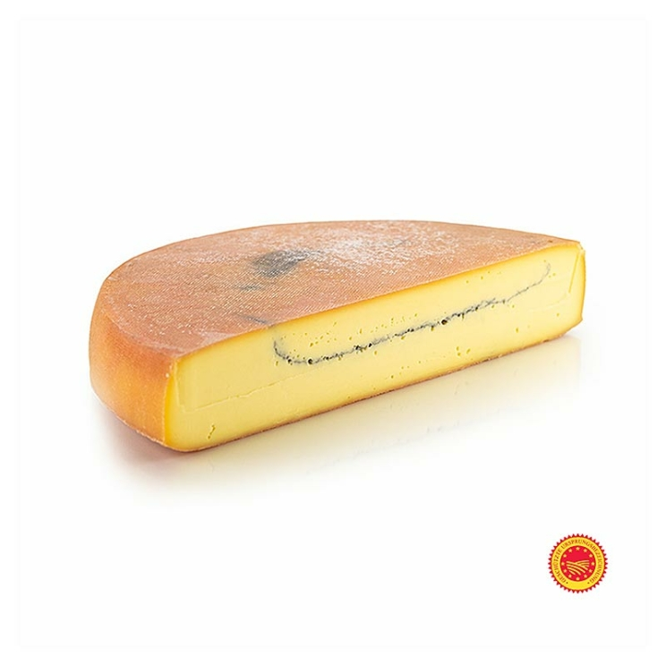 Morbier AOP, halbfester Schnittkäse, Halber Laib, 3,5 kg