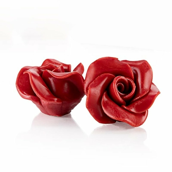 Rose aus Schokolade, Dobla
					rot, 300 g, 15 St&uuml;ck
				