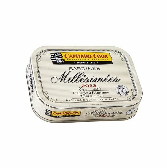 Sardinen in Oliven&ouml;l, Jahrgang 2023, Capitaine Cook
					115 g
				