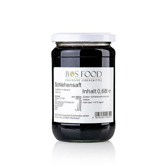 Schlehensaft
					naturrein & ungezuckert, 680 ml
				