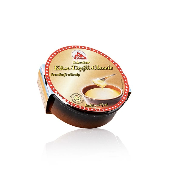 Schweizer K&auml;set&ouml;pfli Classic
					K&auml;sefonduezubereitung im Tont&ouml;pfchen, 200 g
				