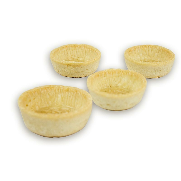 Snack Tartelettes, 184 Stück HUG, rund, ø 5 cm, hell, salzig