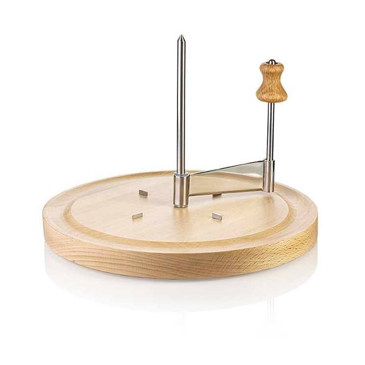 Girolle Hobel für Tête de Moine, aus hellem Holz