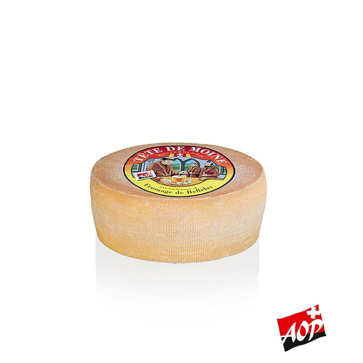 Mönchskopfkäse - Tête de Moine AOP, halber Laib, 400 g