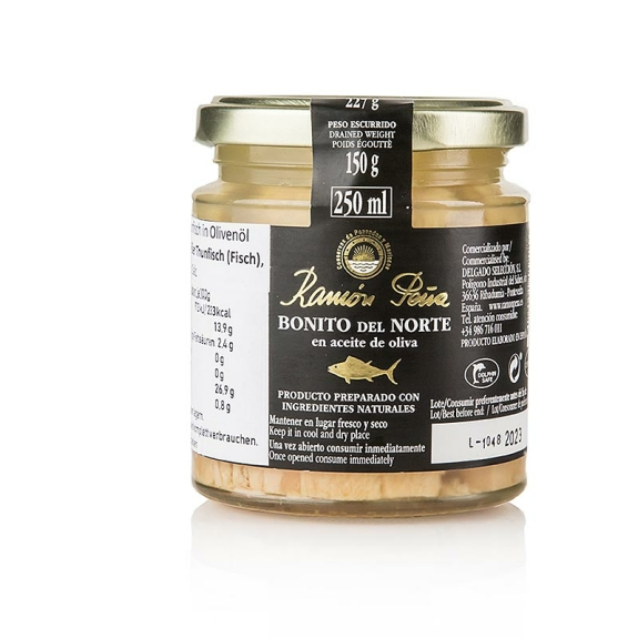Thunfisch R&uuml;ckenfleischBonito del Norte
					in Oliven&ouml;l, Ramon PE&Ntilde;A GOLD, 227 g
				