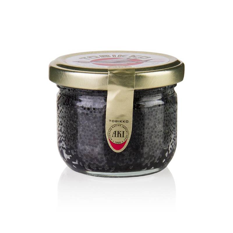 tobiko schwarz im glas