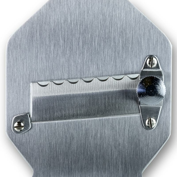 Tr&uuml;ffelhobel
					mit breiten Holzgriff
				