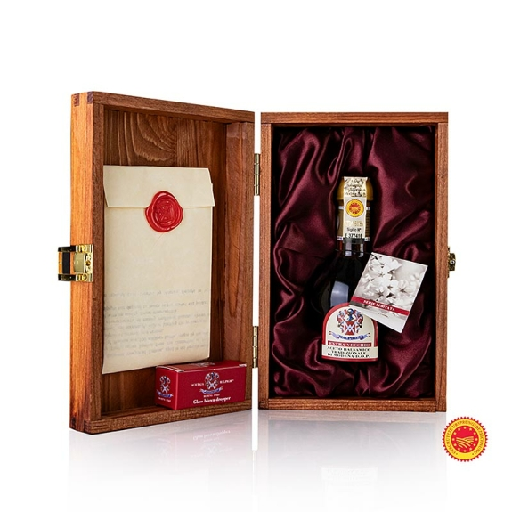 Aceto Balsamico Tradizionale di Modena
					DOP/g.U., Ciliegio, 50 Jahre gereift, Malpighi, 100 ml
				