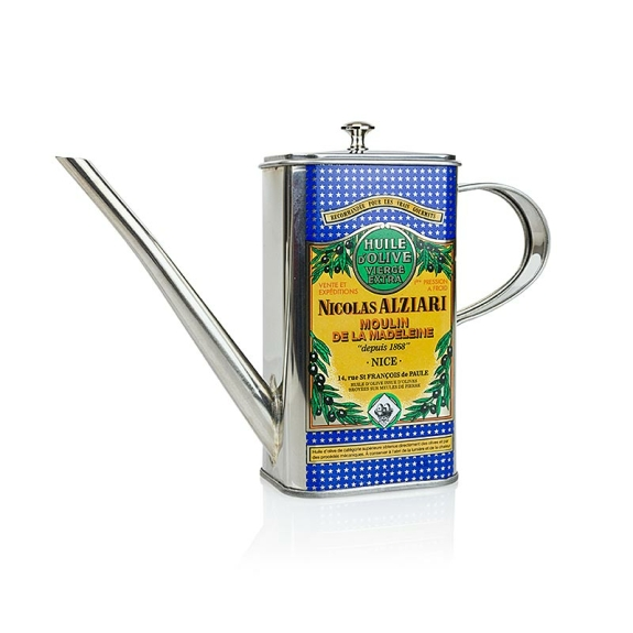 Alziari Olivenk&auml;nnchen, leer
					Metall, 500 ml F&uuml;llmenge, 1 St&uuml;ck
				