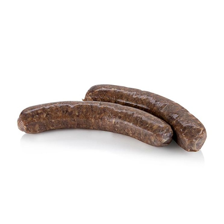 Büffel Bratwurst vom Wasserbüffel, roh, 270 g, 3 x 90 g