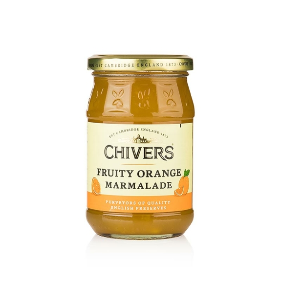 Orangen Marmelade
					mit grob geschnittener Orangenschale, fruchtig, Chivers, 340 g
				