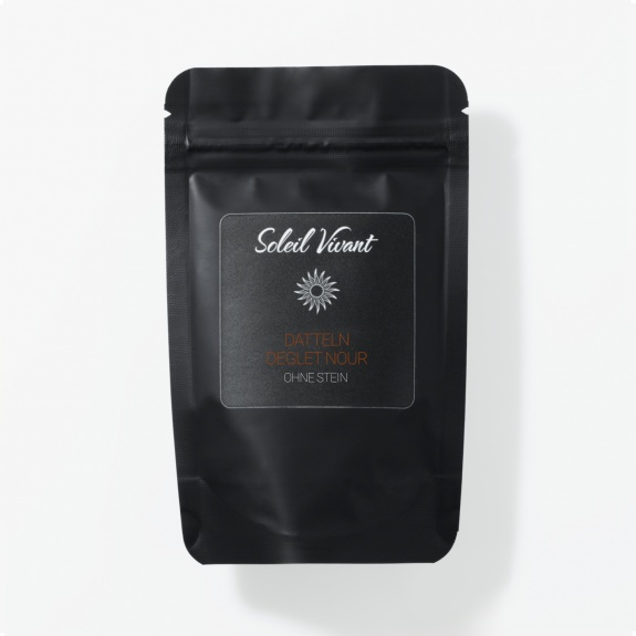 Datteln "Deglet Nour"
					Getrocknet, ohne Stein, Schwarzer Beutel, 200 g
				