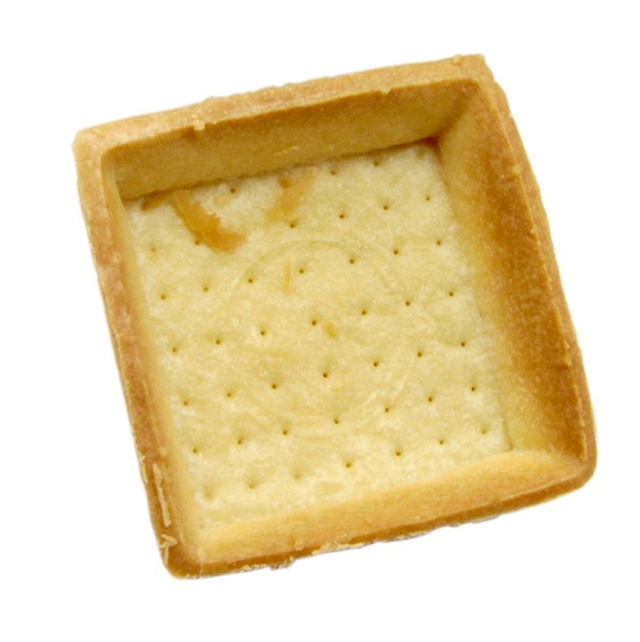 Dessert-Tartelettes - M&uuml;rbeteig, 120 St&uuml;ck
					HUG, quadratisch, 7x7cm, H 1,8 cm
				