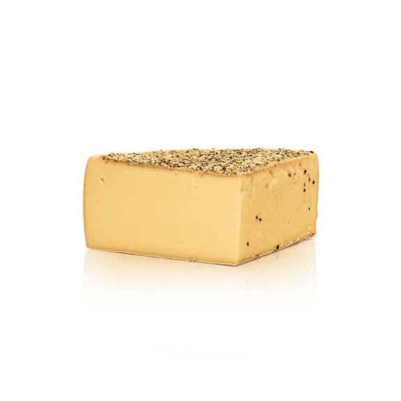 Isnyer Zitronenpfeffer
					Schnittk&auml;se mit Pfefferrinde, viertel Laib, BIO, 1,5 kg
				