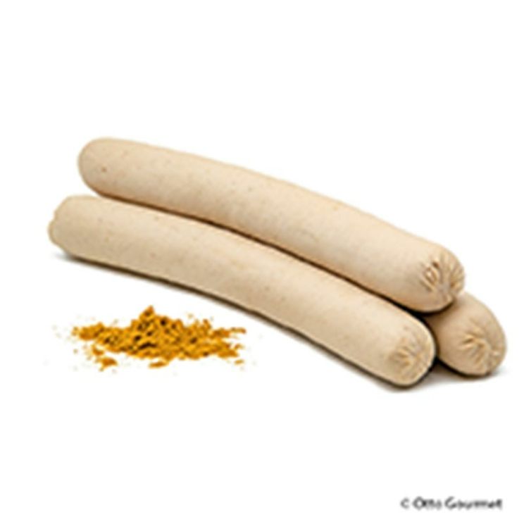 Feine Kalbscurrywurst gebrüht, ohne Darm, Otto Gourmet, 360 g, 3 x 120 g