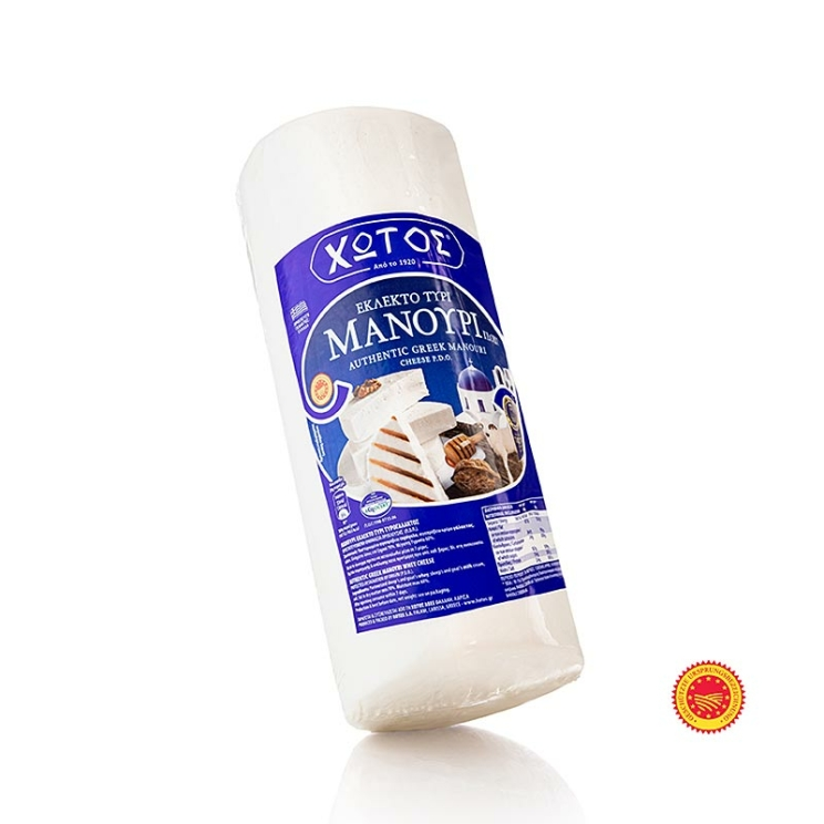 Manouri PDO/g.U., Griechischer Käse aus Schafsmilch, Hotos, 2 kg