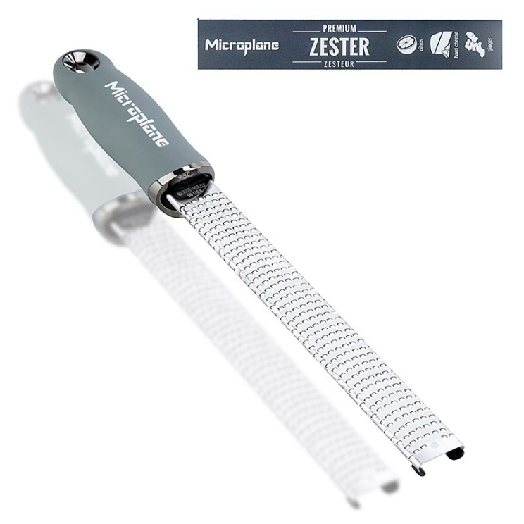 Microplane Zestenreibe Eukalyptus grün Premium Classic, Soft-touch Griff, 1 St
