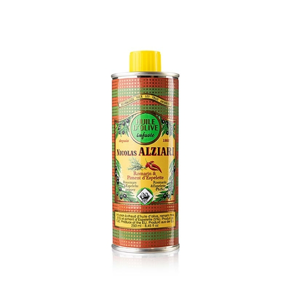 Alziari Prestige, m. Rosmarin u. Piment d&acute;Espelette
					Natives Oliven&ouml;l Extra, 200 ml
				