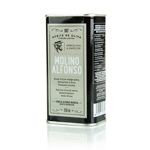 Molino Alfonso, Arbequina & Empreltre
					Natives Oliven&ouml;l Extra, Spanien, 250 ml
				