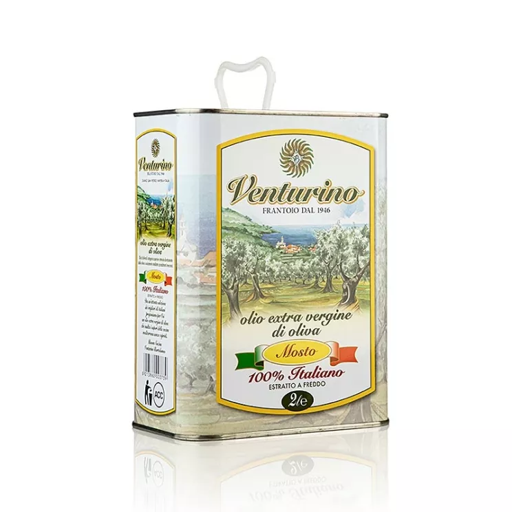 Venturino Natives Olivenöl Extra, Ligurien, Italien, 2 Liter