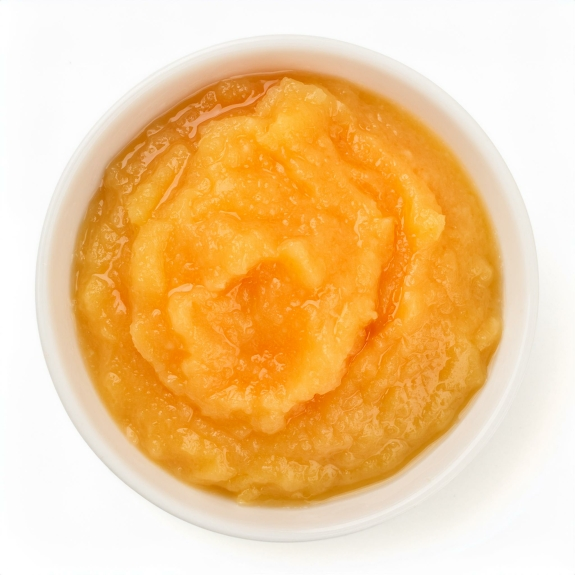 Pfirsich Fruchtp&uuml;ree
					100 % Pfirsich, fein passiert, 680 g
				