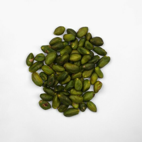 Pistazien
					Gesch&auml;lt & ohne Haut, Dunkelgr&uuml;n, 115 g
				