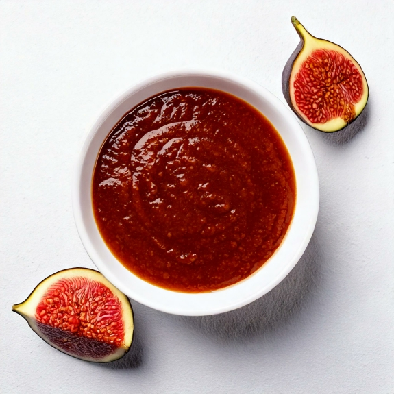 Rote Feigen Senfsauce
					mit 45 % Feigen, 370 ml
				