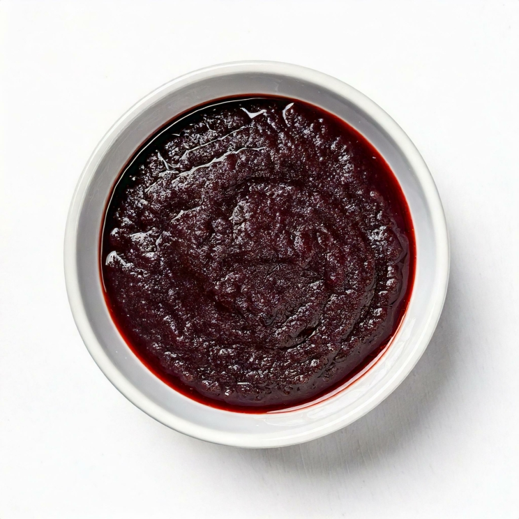 Schlehenmus Fruchtpüree 100 % Schlehbeeren, fein passiert, 680 g