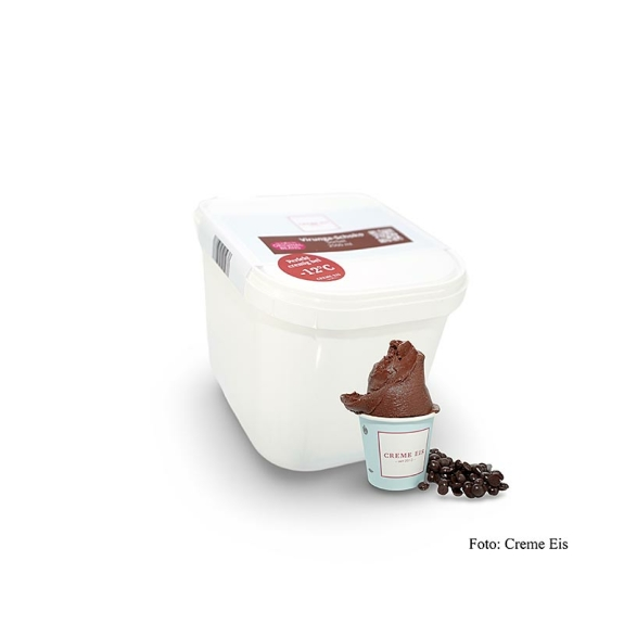 Schokoladensorbet
					mit dunkler Cru Virunga Schokolade, vegan, Creme Eis, 2,5 l
				