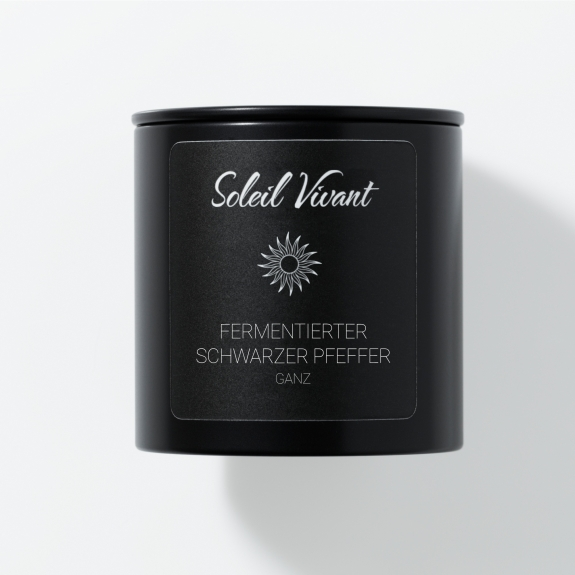 Fermentierter schwarzer Pfeffer
					Schwarze Dose, 80 g
				