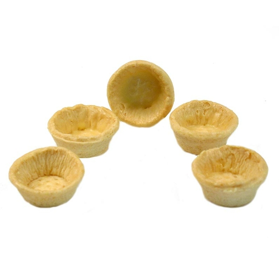 Snack Tartelettes, 160 St&uuml;ck
					HUG, rund, &oslash; 4,2 cm, hell, salzig
				