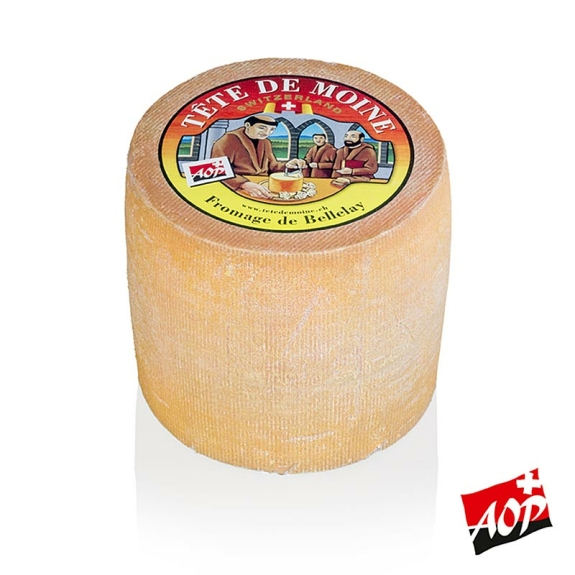 M&ouml;nchskopfk&auml;se - T&ecirc;te de Moine
					AOP, ganzer Laib, 800 g
				