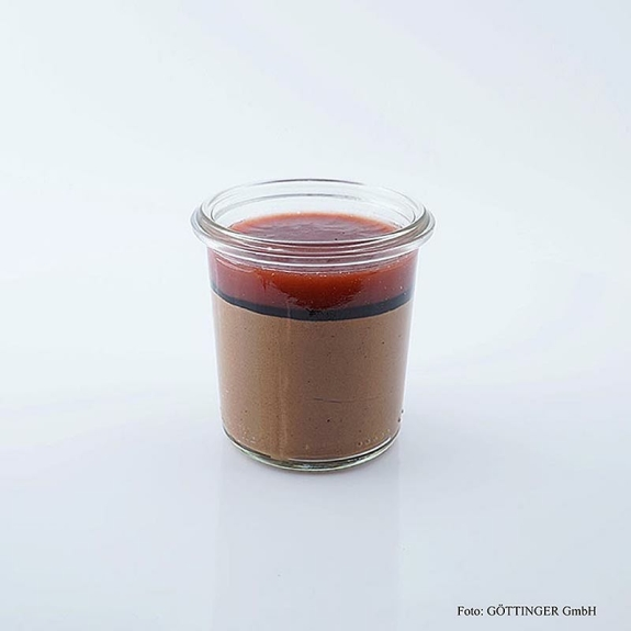 Zartbitterschokomousse, Erdbeer & Balsamico
					936 g, 12 x 100 ml
				